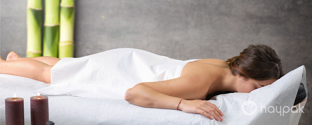 Tek kullanımlık spa çarşafı ve havlusu